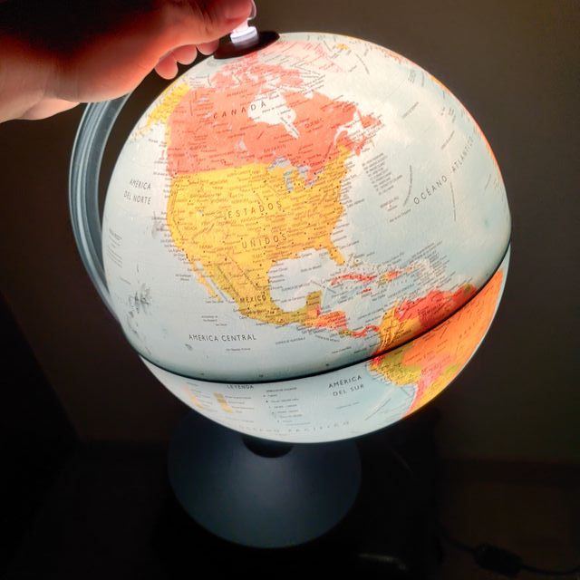 Lampara Globo Terráqueo