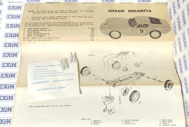 strombecker 2 ferrari berlinetta