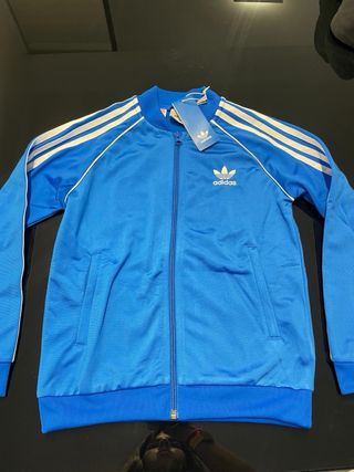 Chaqueta adidas niños azul,  nueva