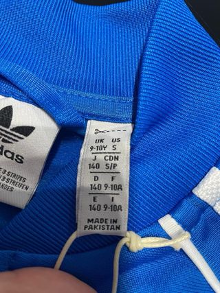Chaqueta adidas niños azul,  nueva
