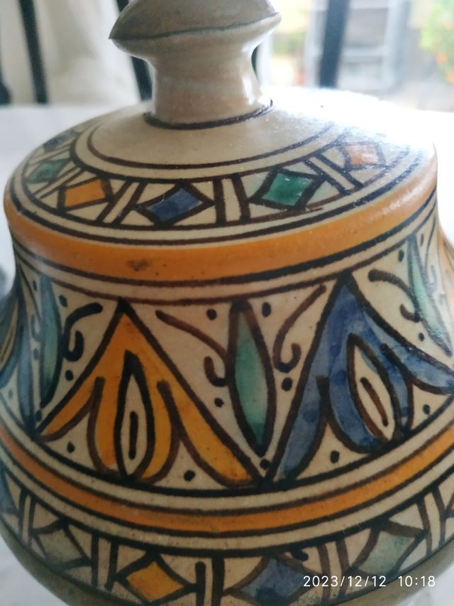 Vasija o tibor marroquí.