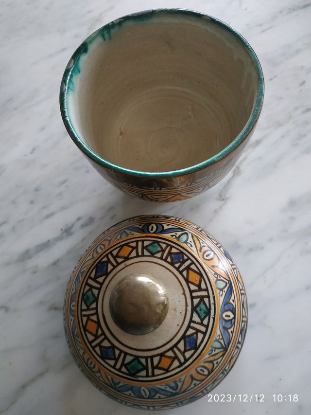 Vasija o tibor marroquí.