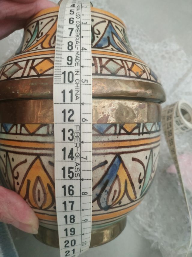 Vasija o tibor marroquí.