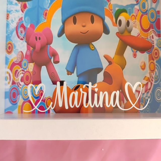 Hucha madera y cristal pocoyo