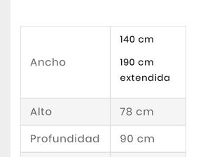 Conjunto mesa extensible y sillas comedor 