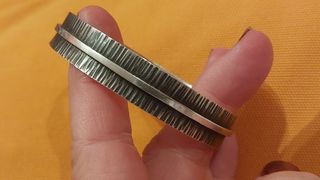 Pulsera de plata rígida