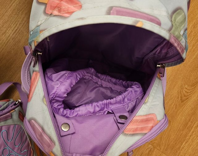 Mochila escolar TOTTO Crayoles rosa