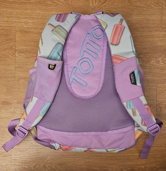 Mochila escolar TOTTO Crayoles rosa