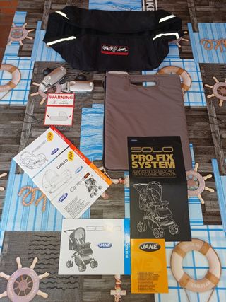 Capazo, cuco y silla de paseo