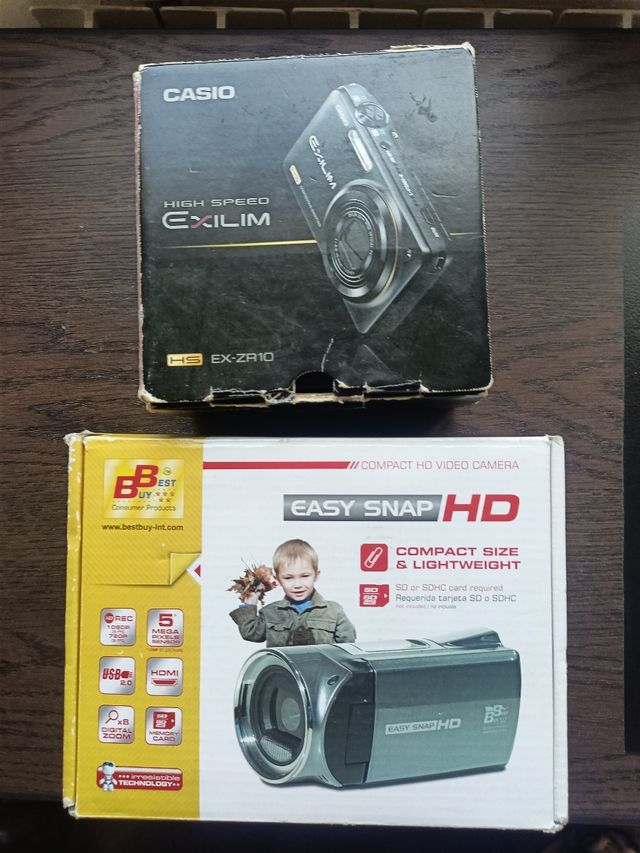 Pareja de cámaras de Fotos/video