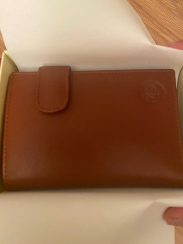 Billetera y monedero piel Ubrique marrón 