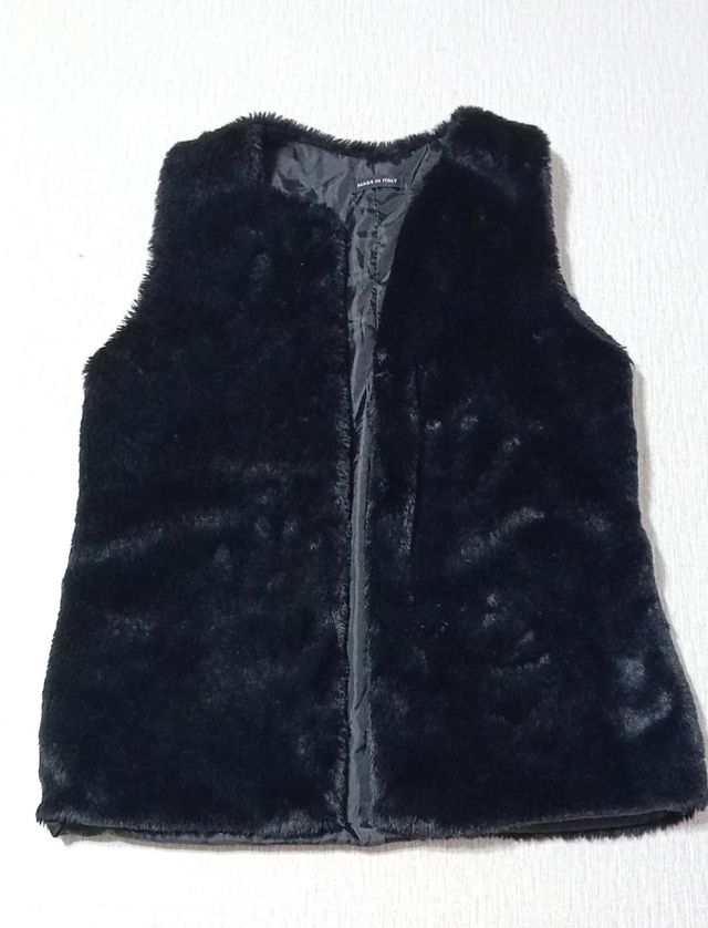 Gilet Smanicato in pelliccia sintetica