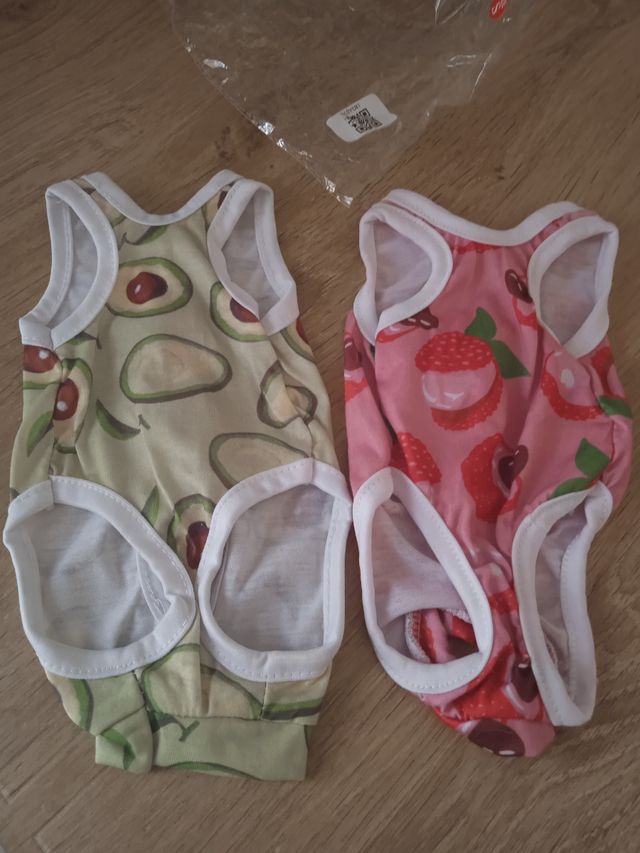 Trajes 2 mascotas pequeñas