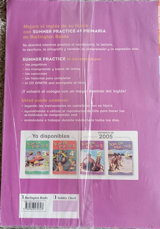 Libro verano inglés 4° Primaria