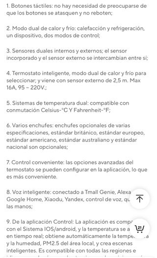 TERMOSTATO ENCHUFABLE DE DOBLE SENSOR WIFI UE