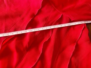 Blusa camisa roja volantes pequeños SA RO
