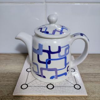 Bonita baldosa hidráulica antigua .