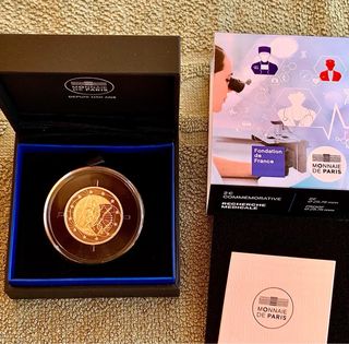 2€ Covid Investigación Médica Francia 2020 Proof