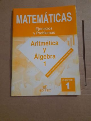 MATEMÁTICAS EDITEX ARITMÉTICA y ÁLGEBRA