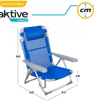 Sillas Azules Altas (62635)