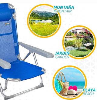 Sillas Azules Altas (62635)