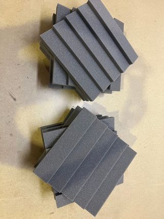 176 PANELES ACUSTICOS NUEVOS 24X24X3CM