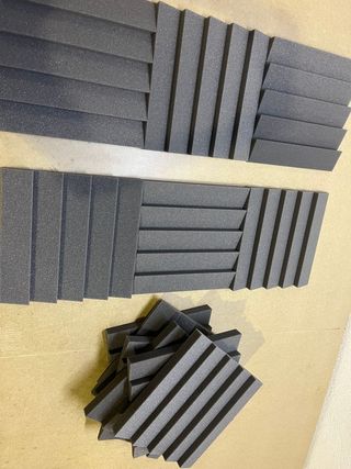 176 PANELES ACUSTICOS NUEVOS 24X24X3CM