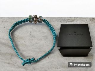 Bracciale TrollBeads Civetta argento e Vetro