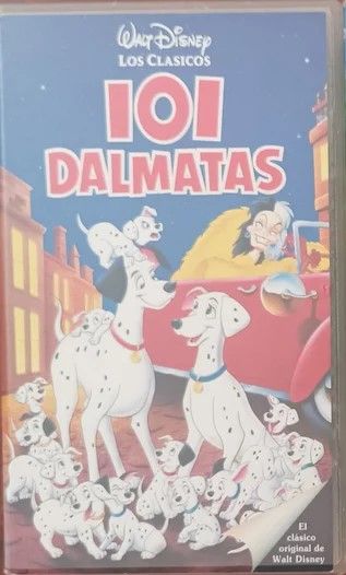 101 Dálmatas. Disney. Cinta de video VHS