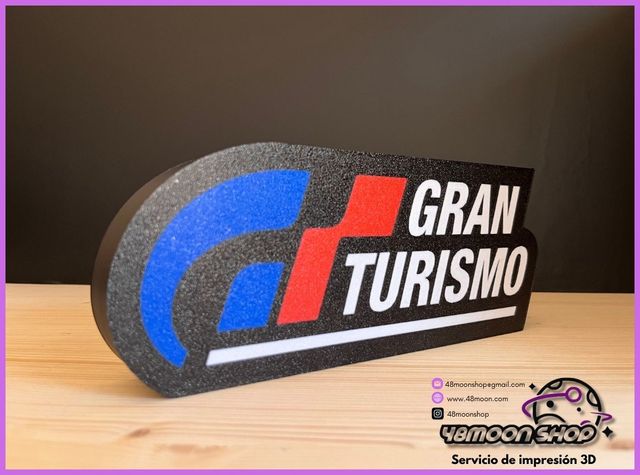 Lightbox GRAN TURISMO - Impresión 3D+Led.