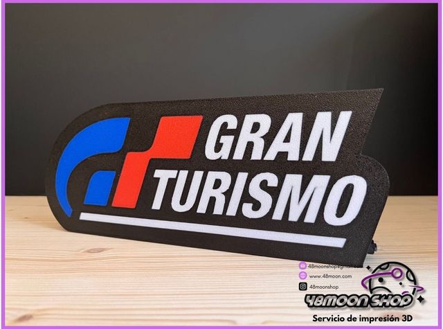 Lightbox GRAN TURISMO - Impresión 3D+Led.