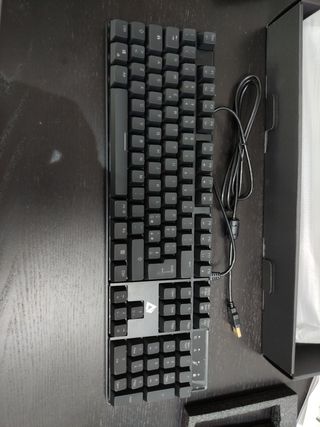 Teclado mecánico aukey switch azul