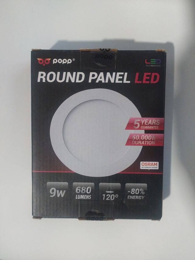 POPP Downlight LED Techo Circular 9W