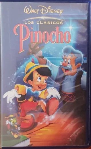 Pinocho. Disney. Cinta de vídeo VHS