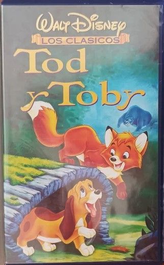 Tod y Toby. Disney. Cinta de vídeo VHS