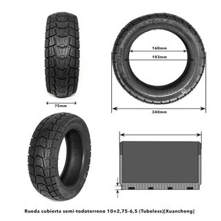 Rueda para patinete Smartgyro 10x2,75-6.5