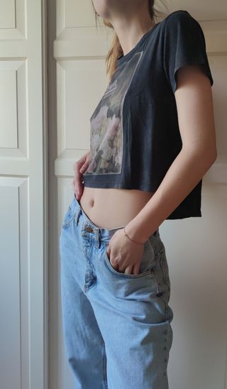 Camiseta estampada floral