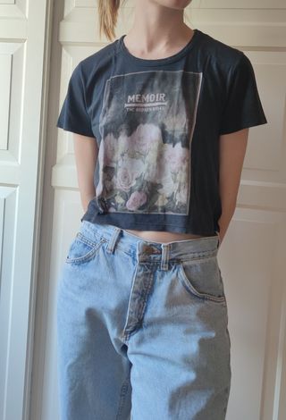 Camiseta estampada floral