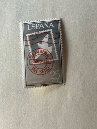 Sellos Dia Mundial del Sello 1961