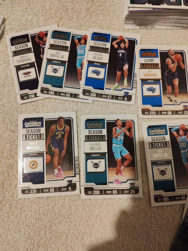 Lotto 76 Cards Nba Contenders 2023 2024