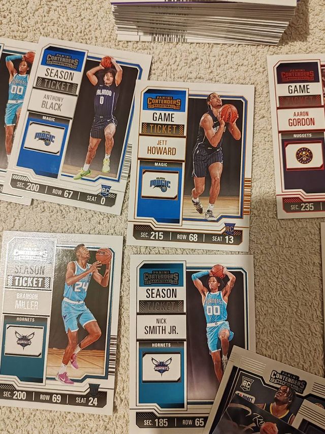 Lotto 76 Cards Nba Contenders 2023 2024