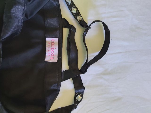 Vestido lencero o camison, raso negro