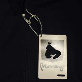 Felpa full zip MONEY tg. XL fashion vintage milano