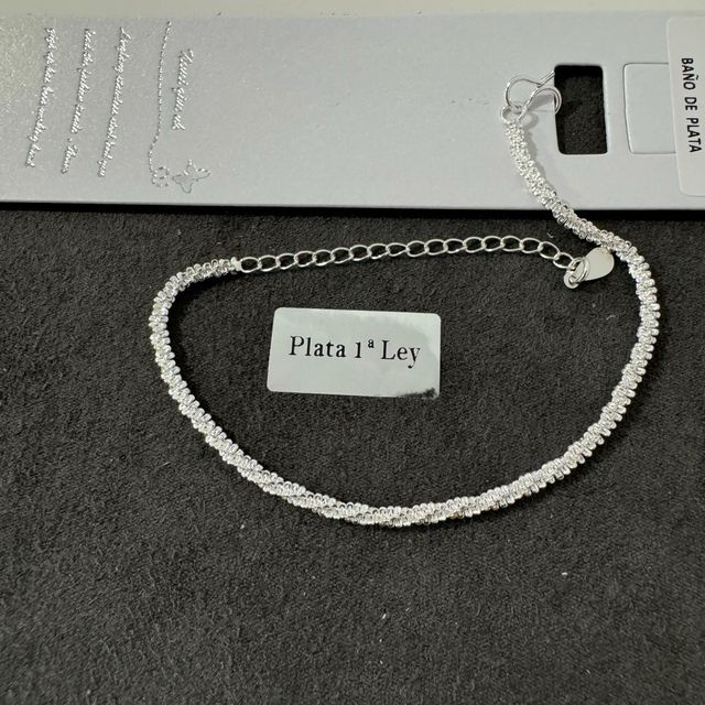 Pulsera baño de plata