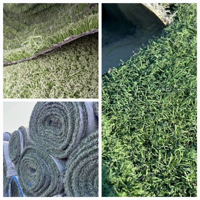 Césped artificial reciclado