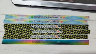 PULSERAS SUBLIMADAS PERSONALIZADAS