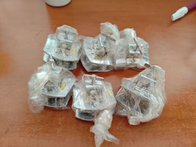 Lote 6 herrajes batería