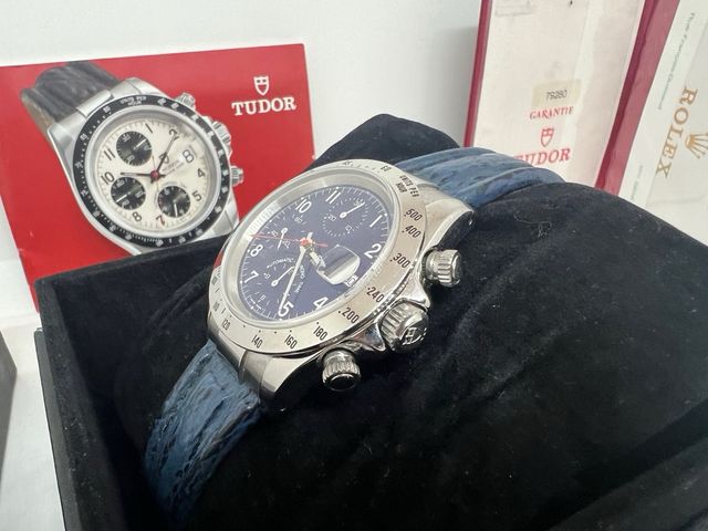 Tudor chronograph blue full set