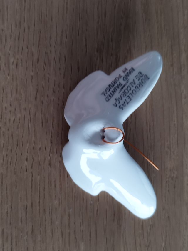 Borboletas de Alcobaça em cerâmica (branca)