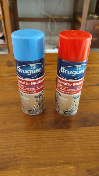 Sprays Bruguer Azul y Rojo
